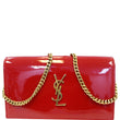 YVES SAINT LAURENT Kate Small Patent Leather Crossbody Bag Red-US