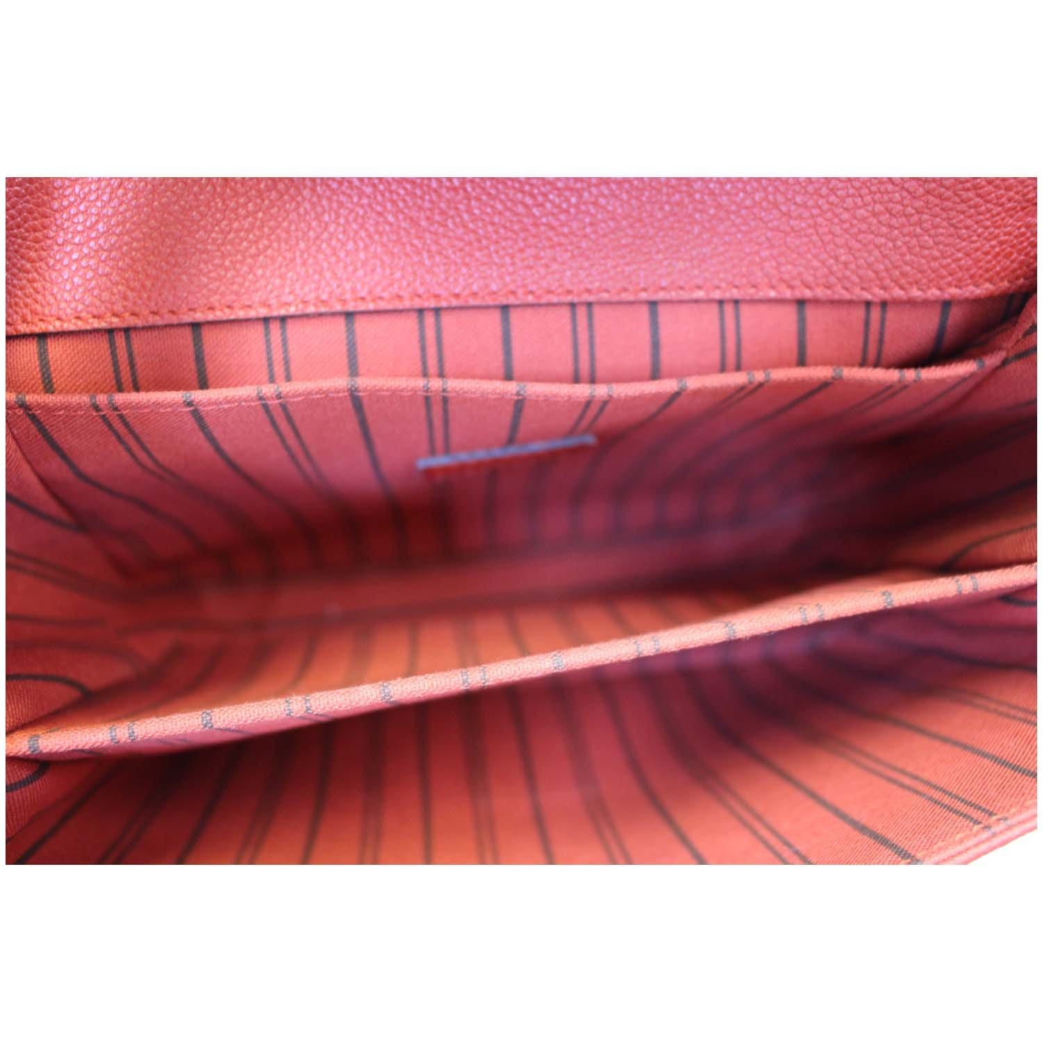 Louis Vuitton Pochette Metis Fabric Interior Crossbody Red Leather for sale  online