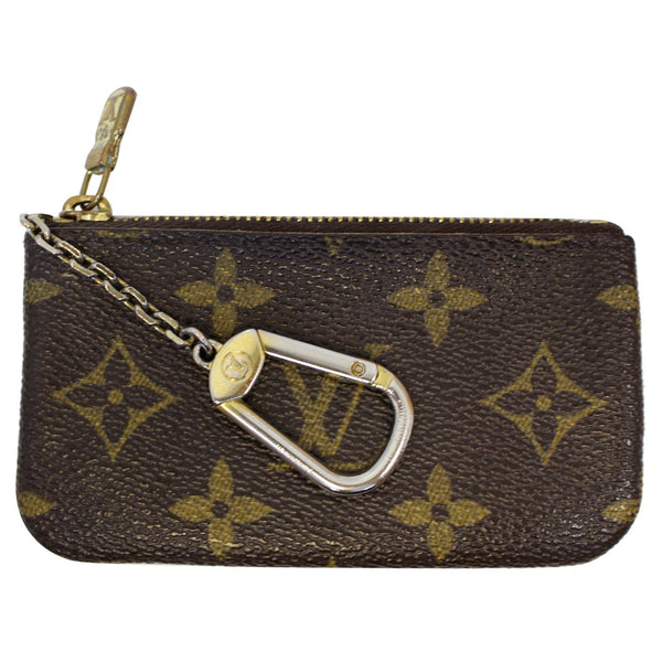 LOUIS VUITTON Key Coin Pouch Monogram Canvas Brown-US