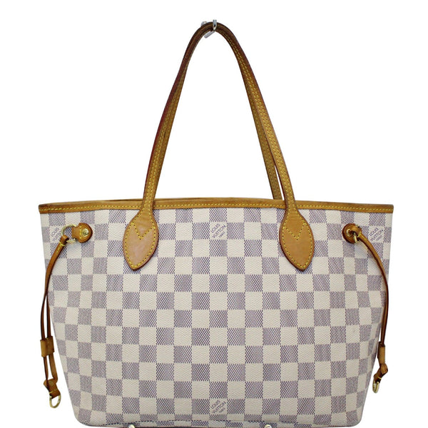 LOUIS VUITTON Neverfull PM Damier Azur Tote Bag