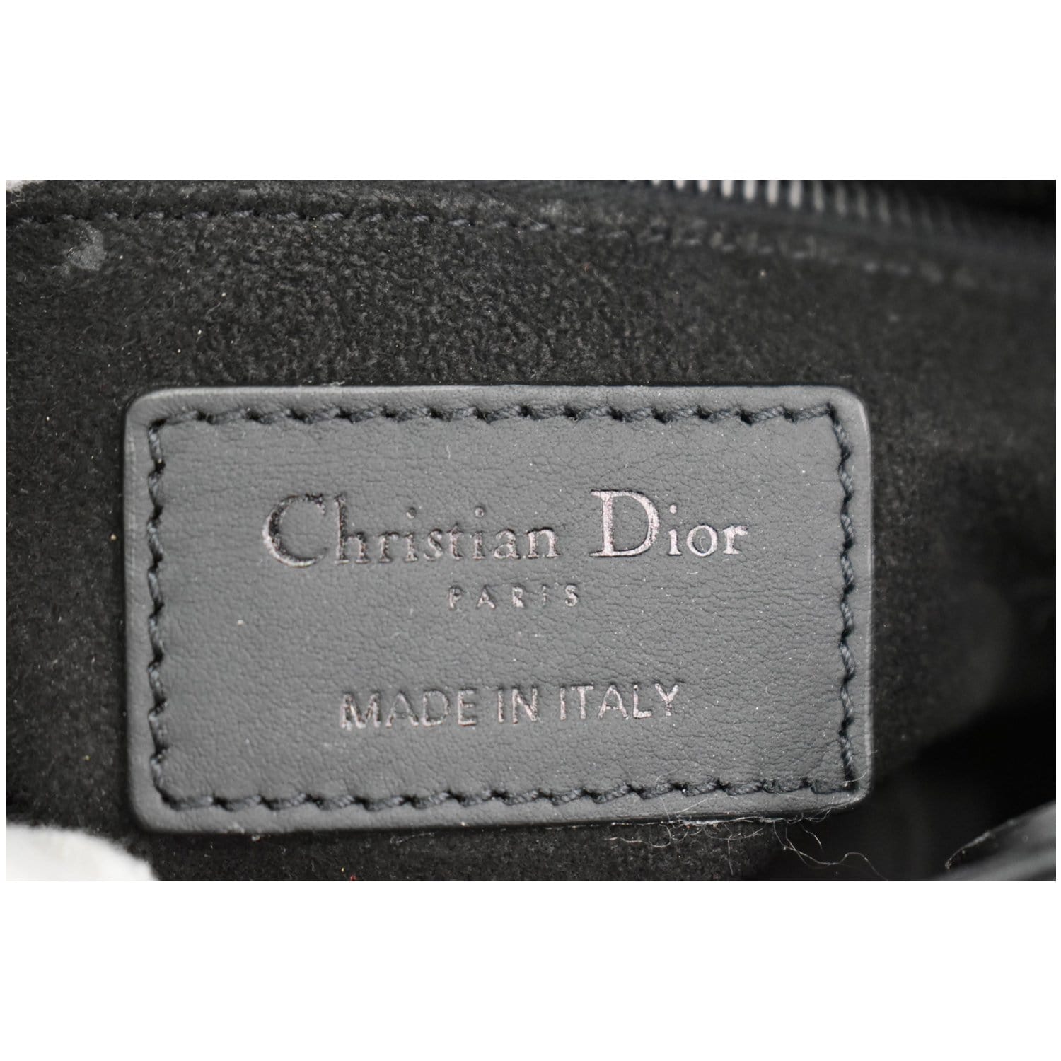 Christian Dior Paris Black Leather Mini Lady Dior Bag