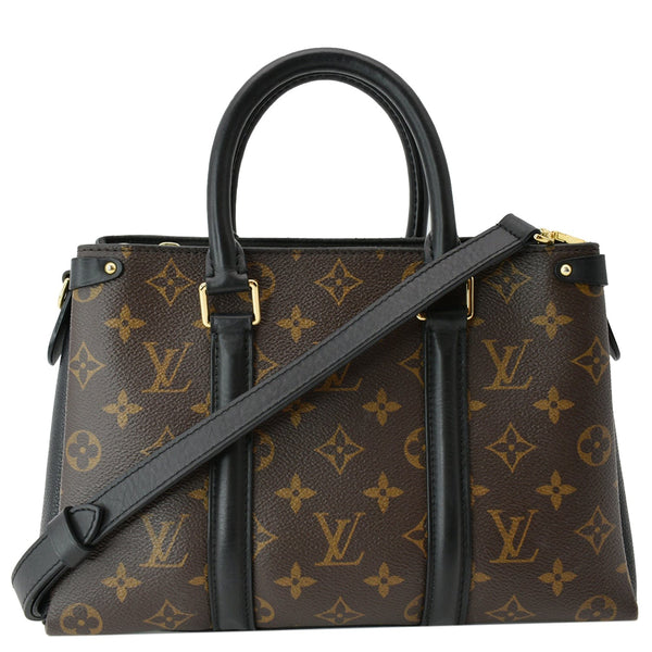 LOUIS VUITTON Soufflot BB Monogram Canvas Shoulder Crossbody Bag Black