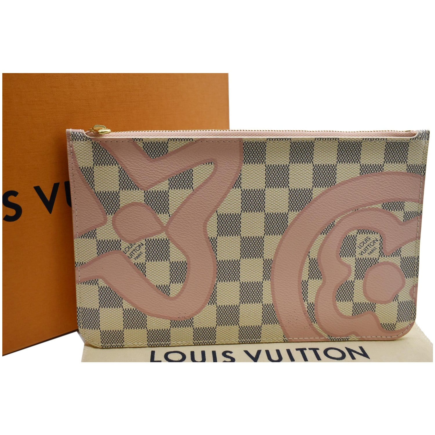 Louis Vuitton Damier Azur Tahitienne Wristlet