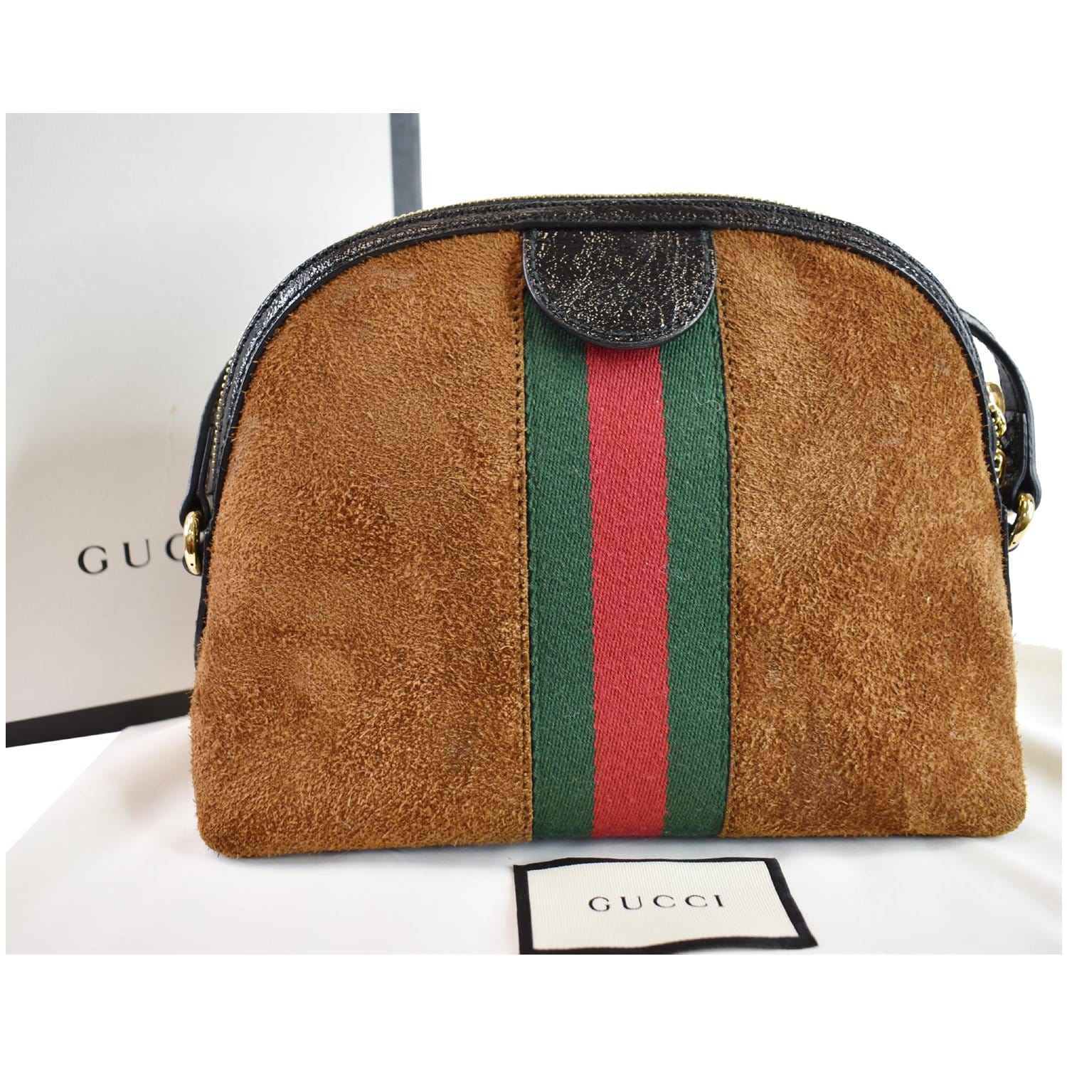 Gucci Mini Ophidia GG Shoulder Bag - Brown - One Size