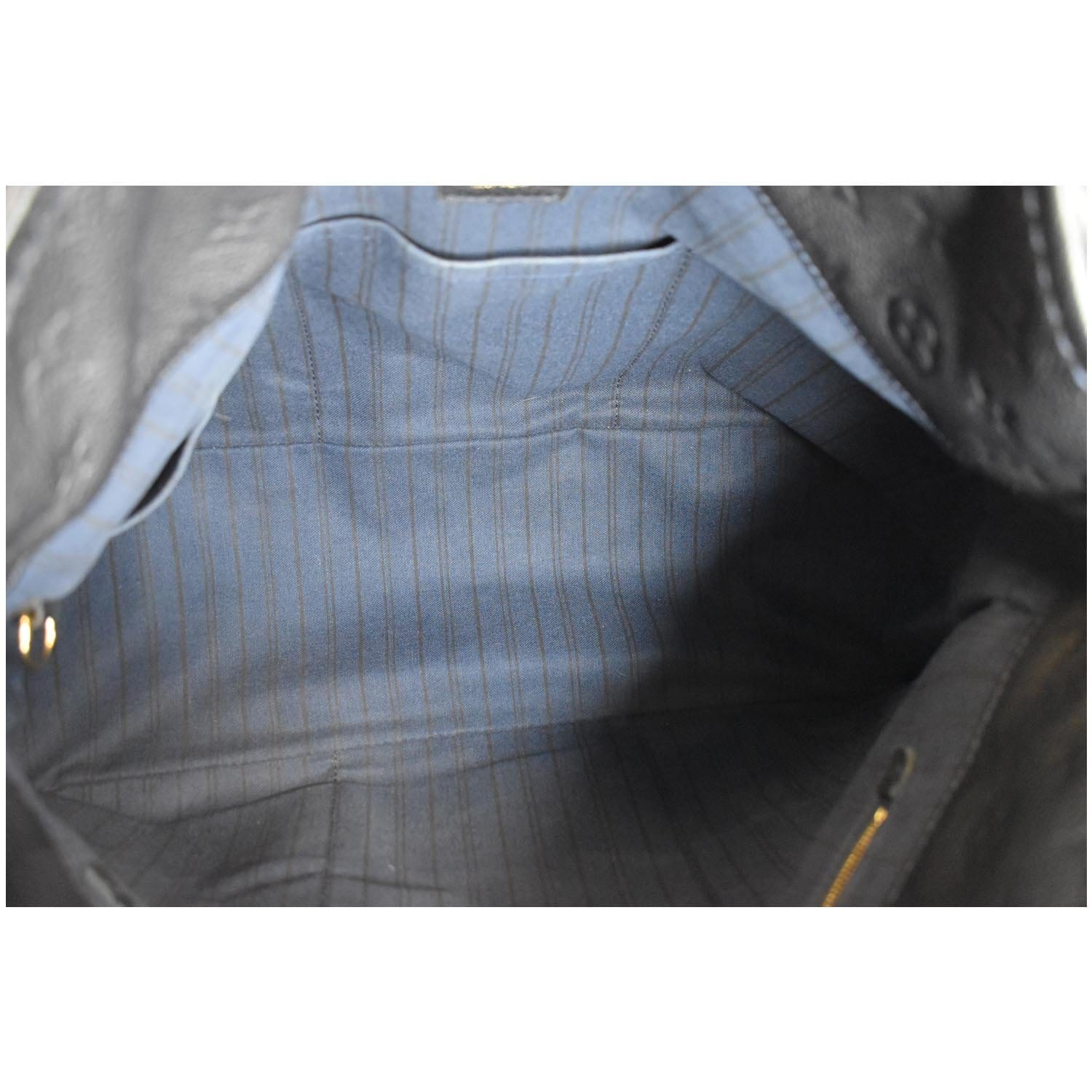 LOUIS VUITTON Artsy MM Empreinte Leather Shoulder Bag Blue-US