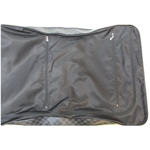lv 3 Hangers Damier Graphite Garment Bag interior