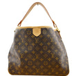 LOUIS VUITTON Delightful MM Monogram Canvas Hobo Bag Brown