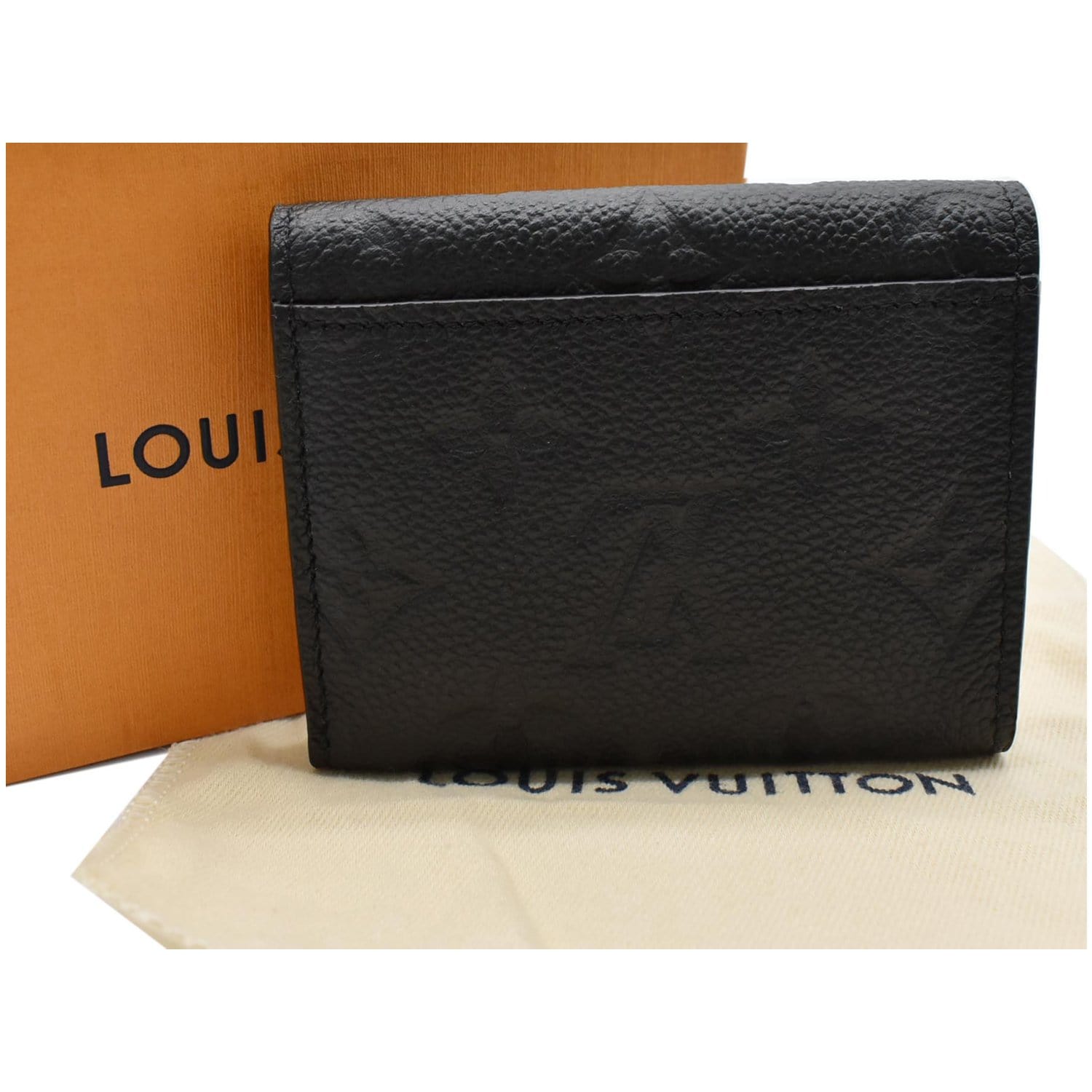 LOUIS VUITTON Empreinte Clea Wallet Black 920514