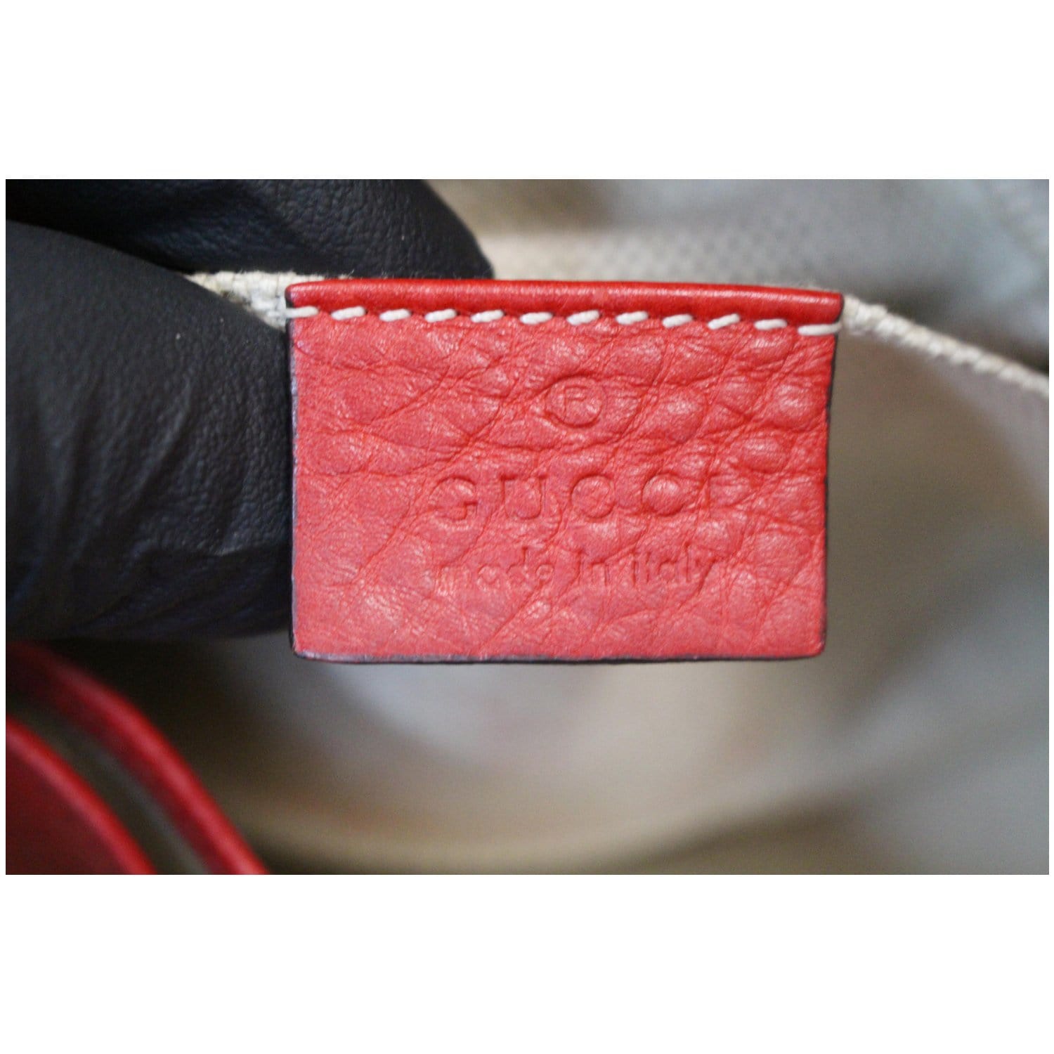 Gucci Bag Soho Chain Shoulder Red Mini Pochette Diagonal Fringe Tassel  Women's Calf Leather Gucci