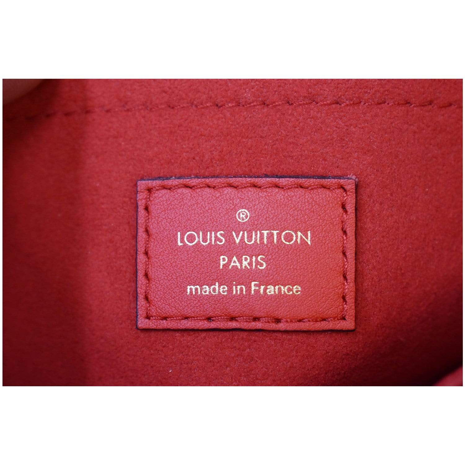 Locky bb leather handbag Louis Vuitton Red in Leather - 35892807