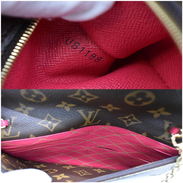 LOUIS VUITTON Summer Trunks Pochette Monogram Canvas Shoulder Bag Brown