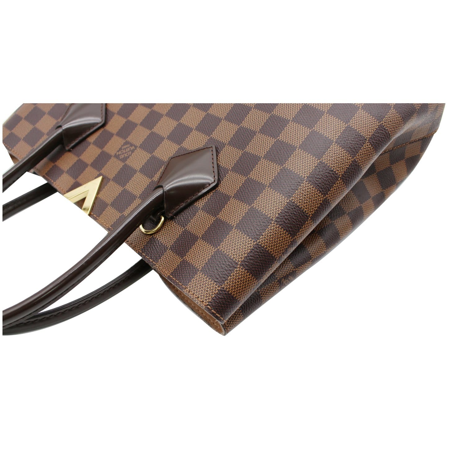 Kensington leather handbag Louis Vuitton Brown in Leather - 35917457