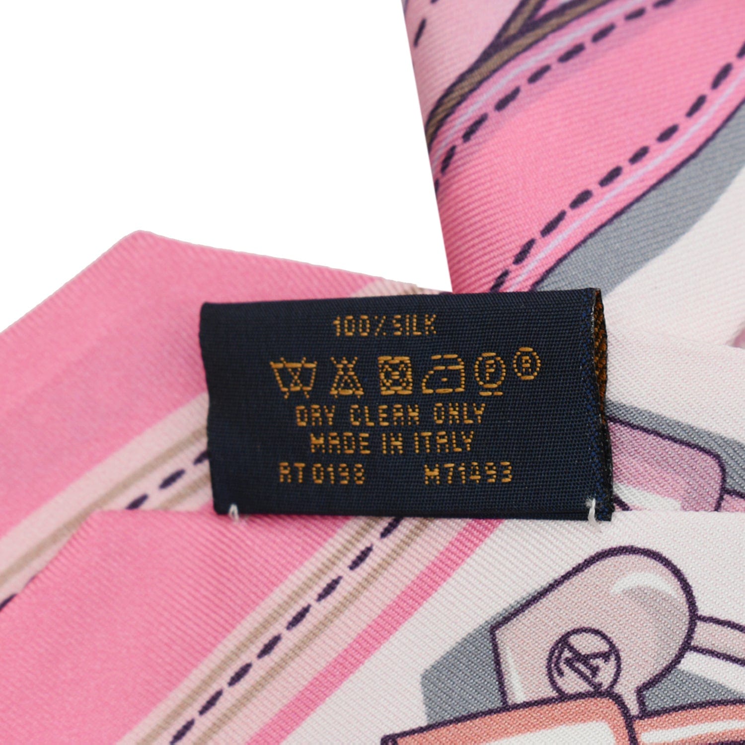 Louis Vuitton Light Pink Monogram Confidential Silk Bandeau Louis