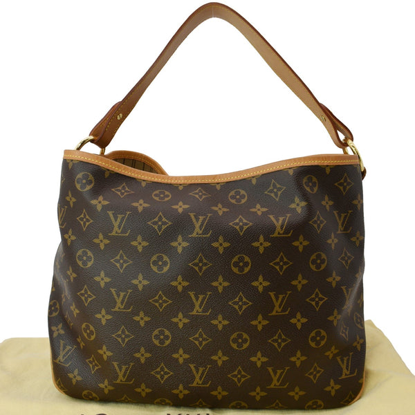 LOUIS VUITTON Delightful PM Damier Ebene Hobo Bag Brown