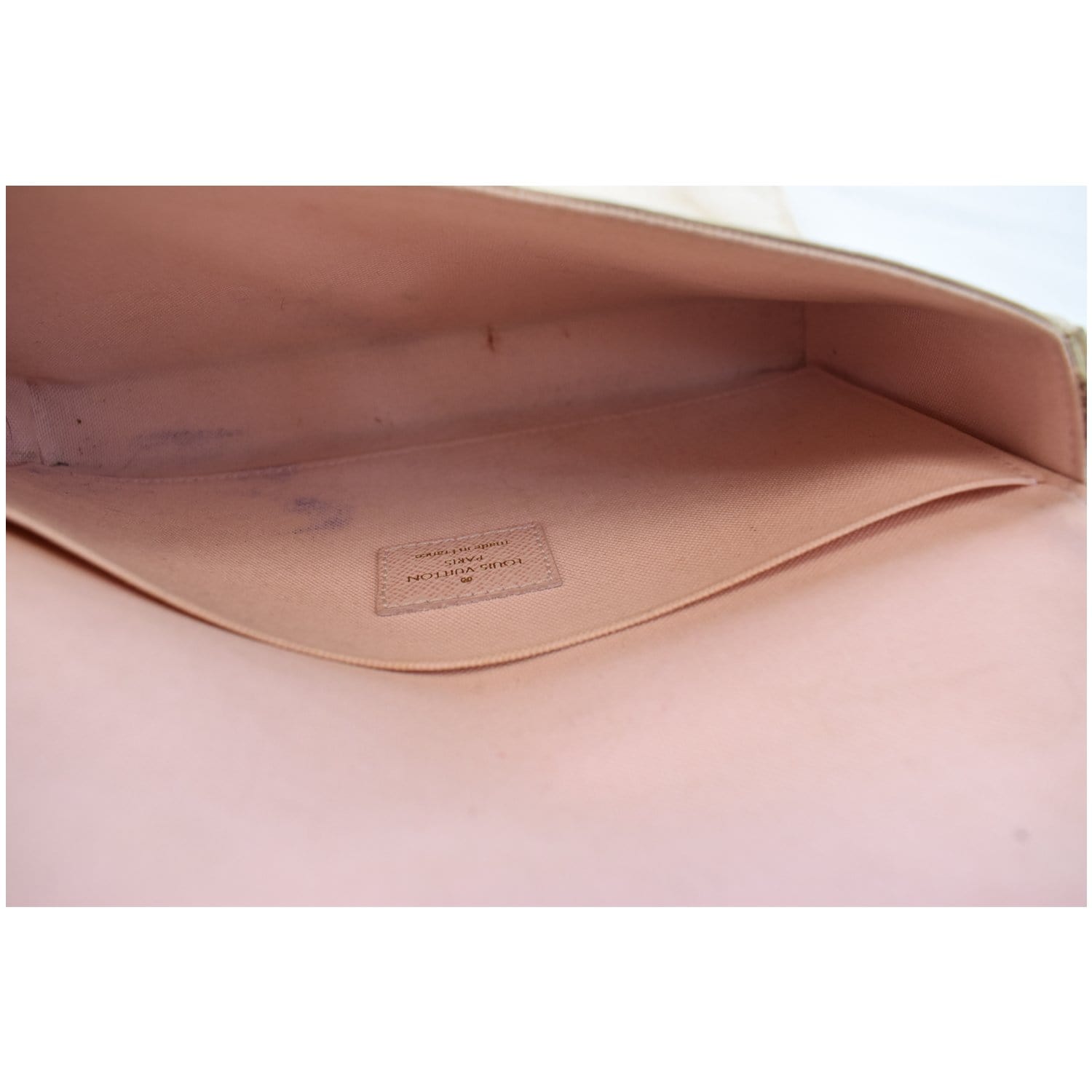 Louis Vuitton Pochette Felicie White Damier Azur Canvas Cross Body Bag -  Tradesy
