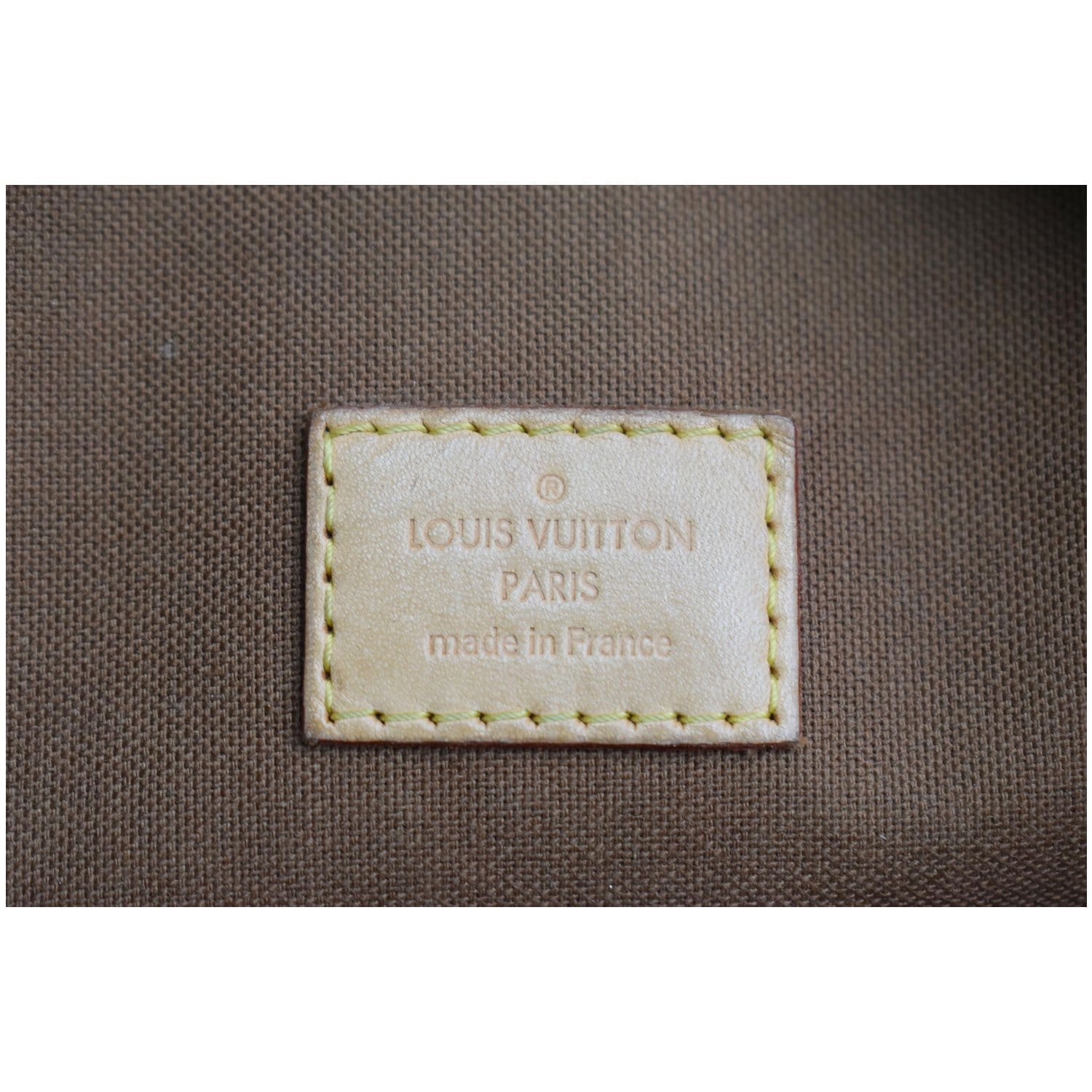 Louis Vuitton Brown Monogram Odeon GM Leather Cloth ref.976373