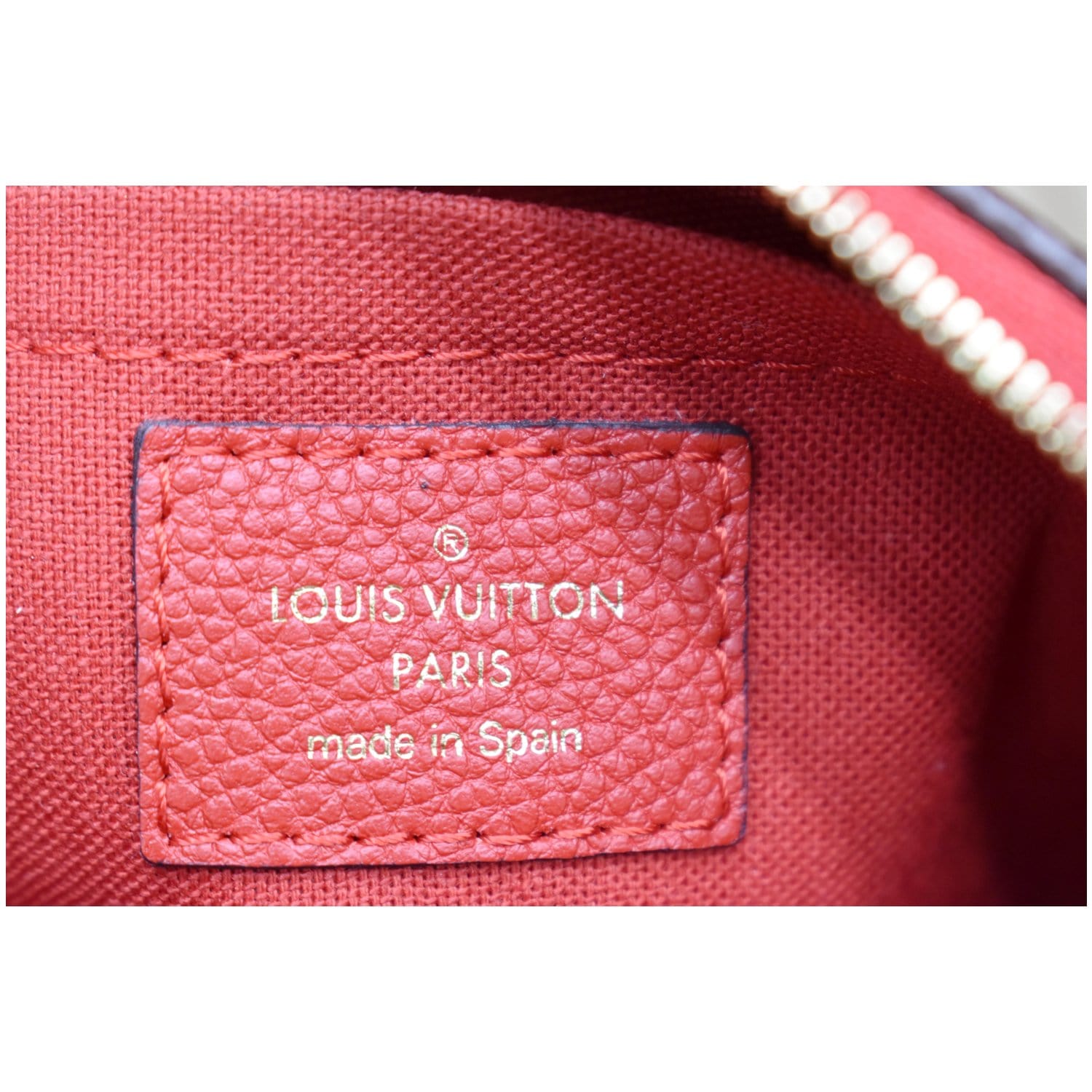 Louis Vuitton Pallas Red Clutch Chain Crossbody (CA0146) - Reetzy
