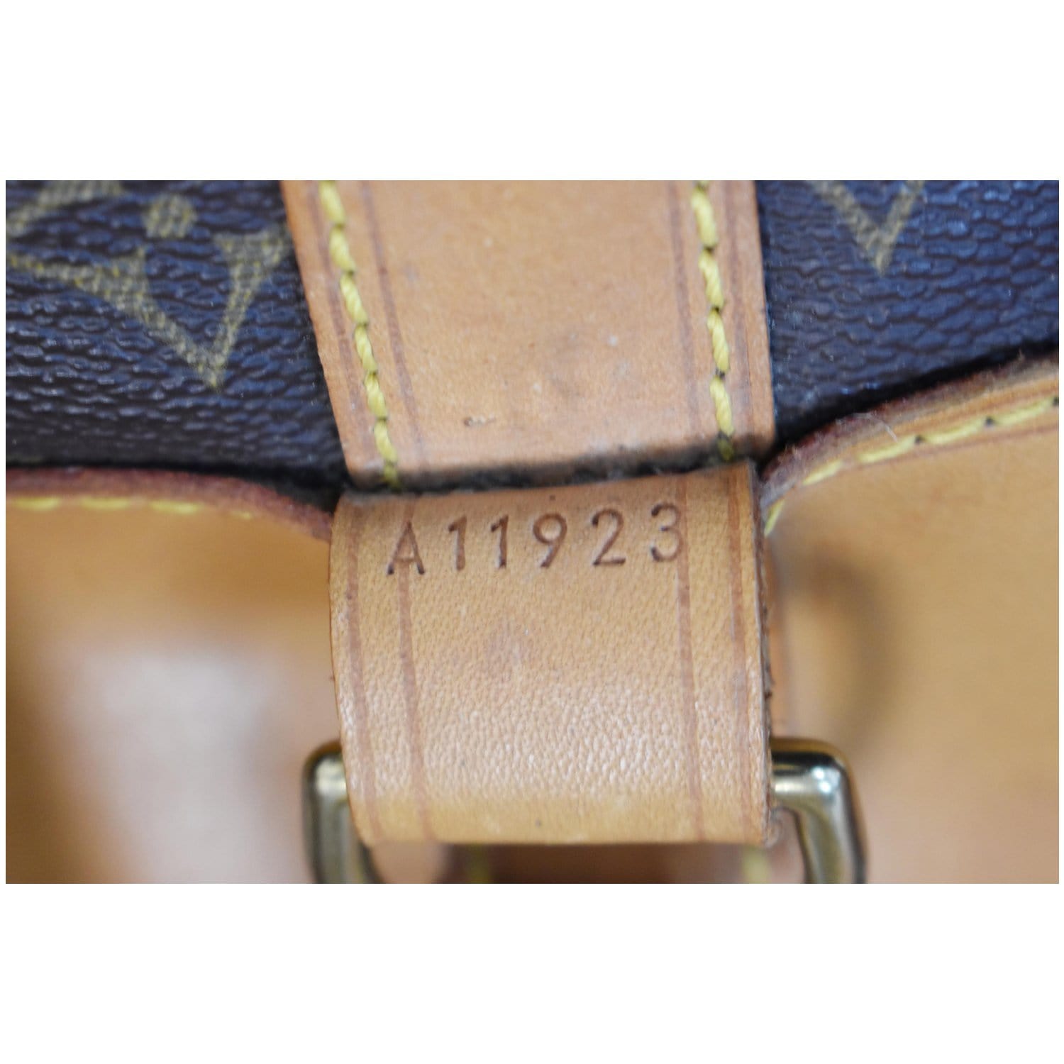 LOUIS VUITTON LV Randonnee GM Shoulder Bag Monogram Leather Brown M42244  74YC370