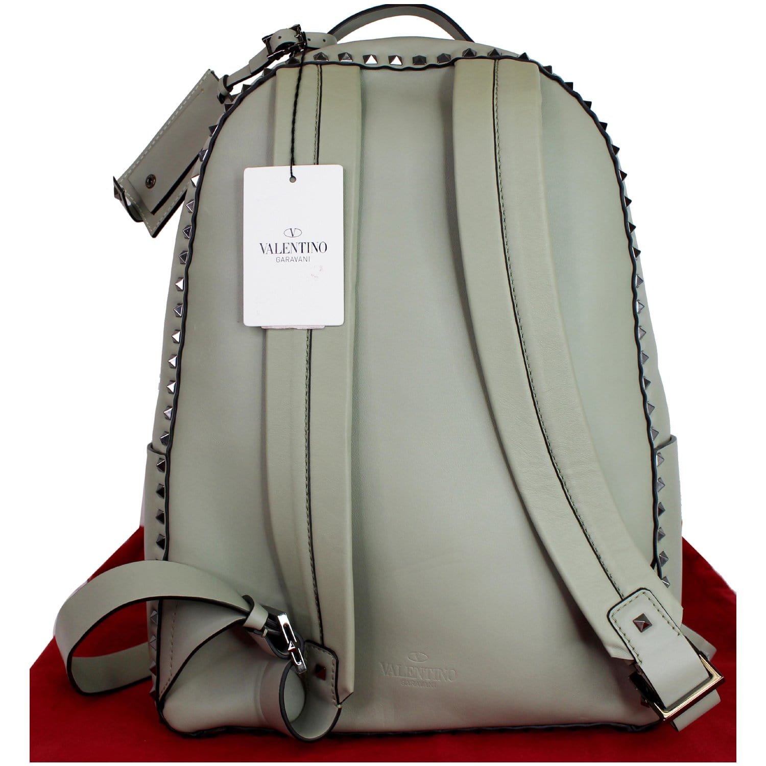 Valentino Metallic Light Brown Leather Mini Rockstud Backpack Valentino |  The Luxury Closet