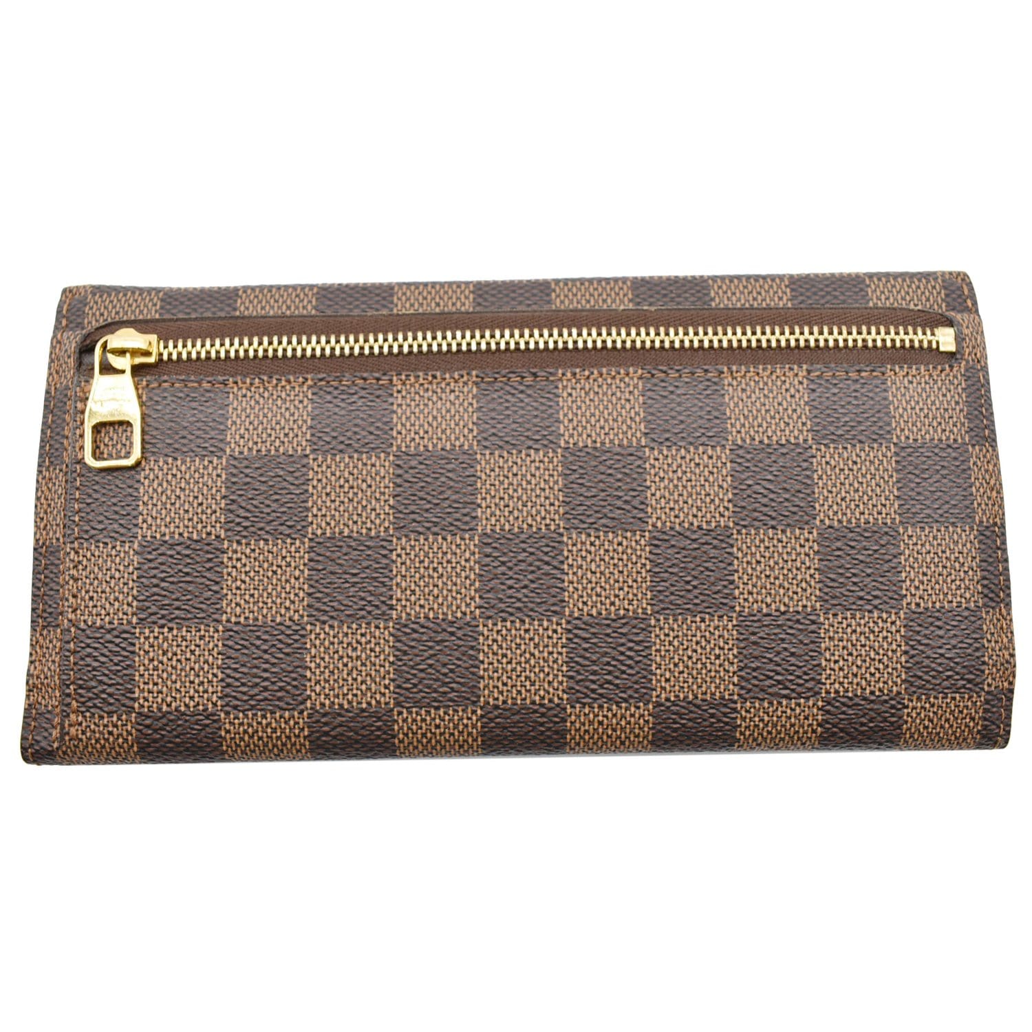 LOUIS VUITTON French Purse Wallet in Damier Ebene - More Than You