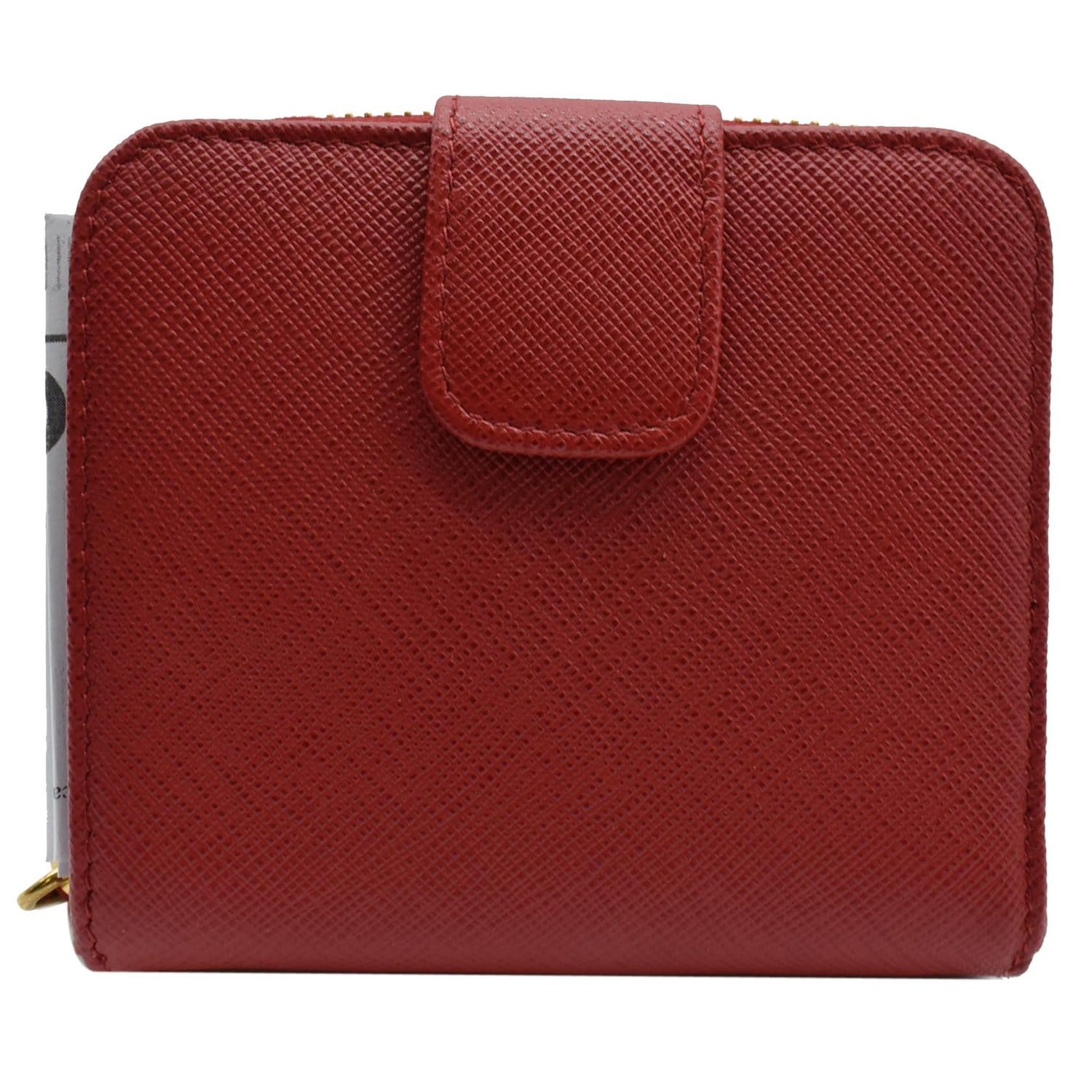 Prada Saffiano Leather Zip Around Wallet (SHF-EDyRrc) – LuxeDH