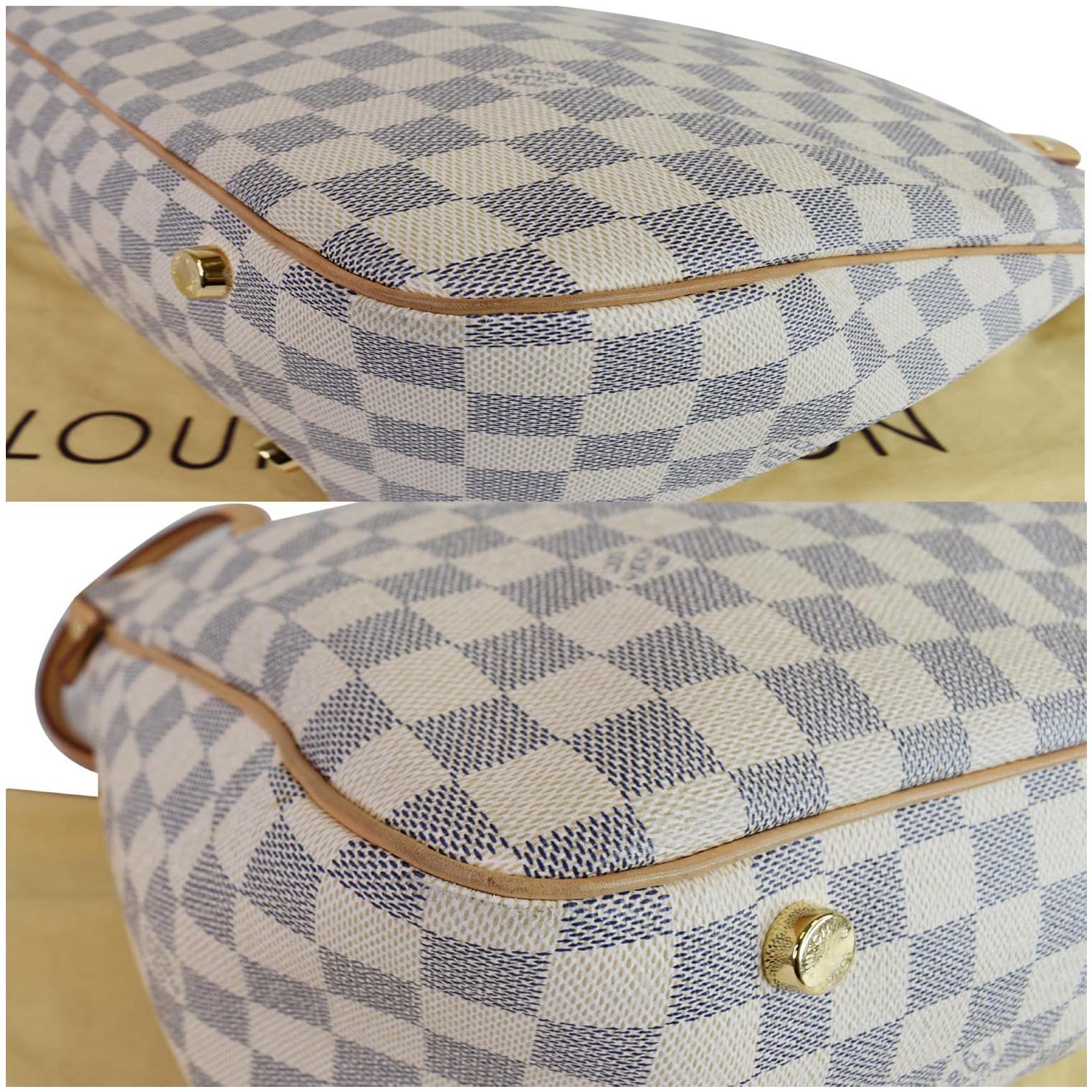 Louis Vuitton Damier Azur Canvas Figheri PM Bag - Yoogi's Closet