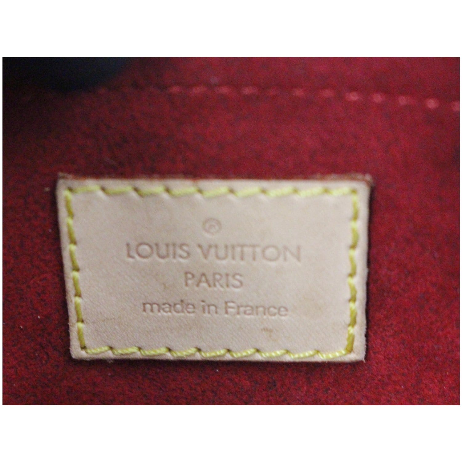 Croissant cloth handbag Louis Vuitton Brown in Cloth - 26760655