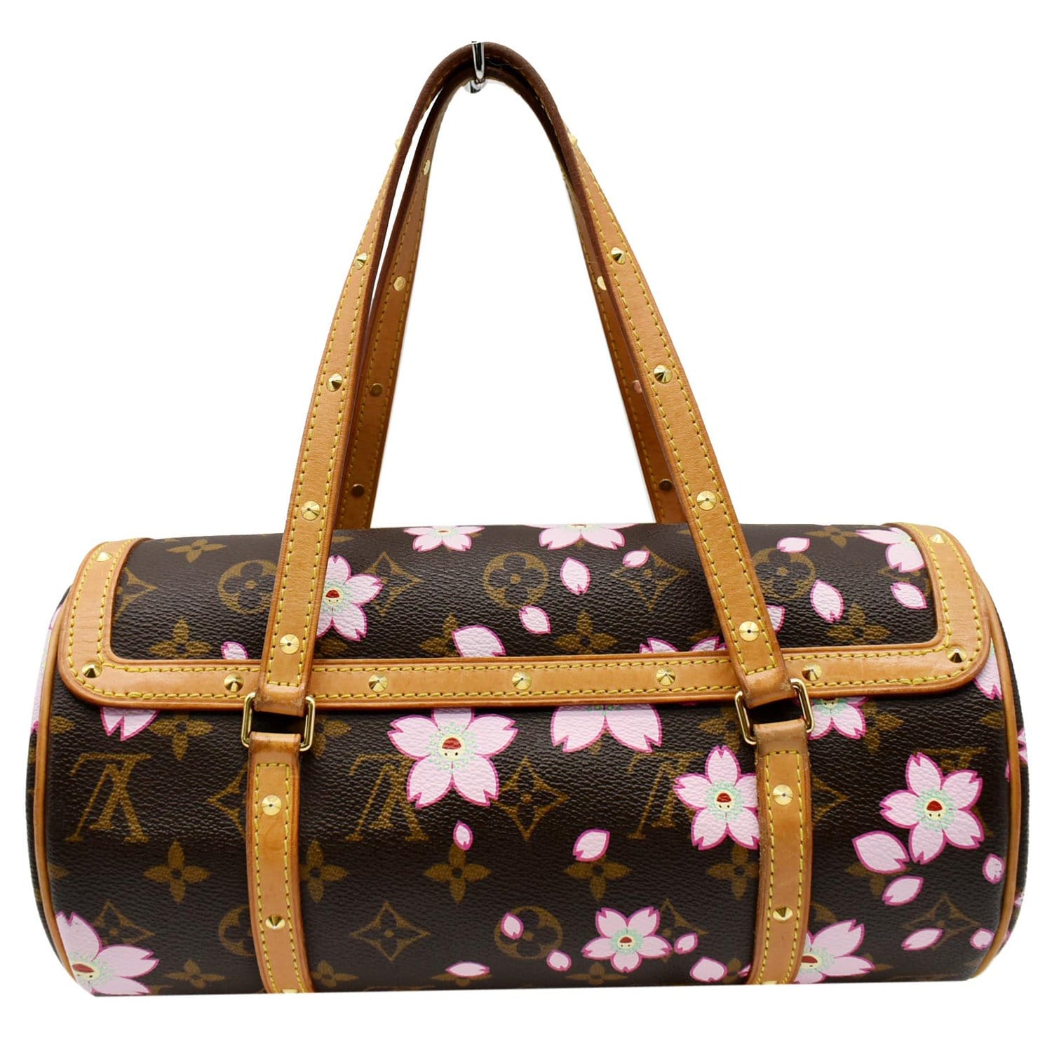Louis Vuitton Ebene Monogram Canvas Papillon Trunk Gold Hardware, 2021, Brown Womens Handbag