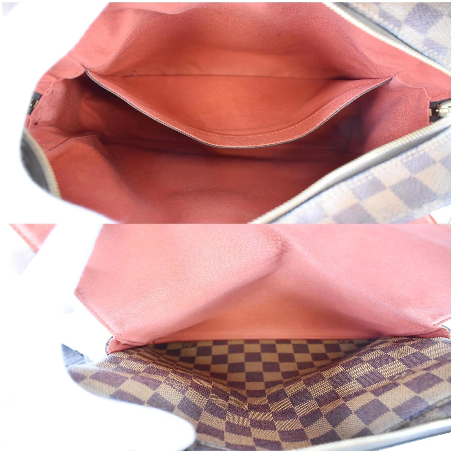 Louis Vuitton Naviglio Handbag Damier Brown 2394772