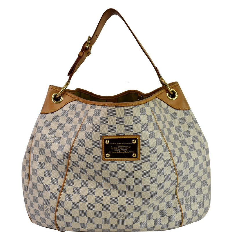 LOUIS VUITTON Galliera GM Damier Azur Shoulder Bag White-US