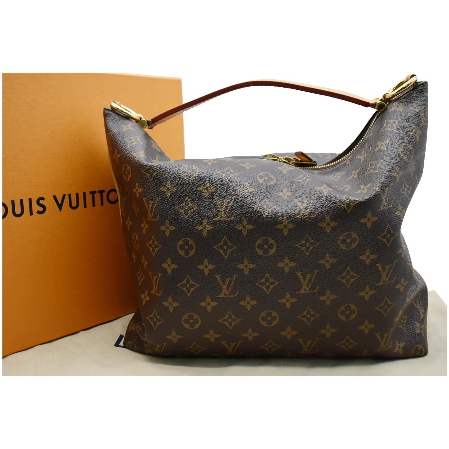 Louis Vuitton Louis Vuitton Sully MM Monogram Canvas Hobo Bag