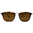 TOM FORD FT0672 53E 51 Beau Dark Havana / Gold Sunglasses Brown Lens