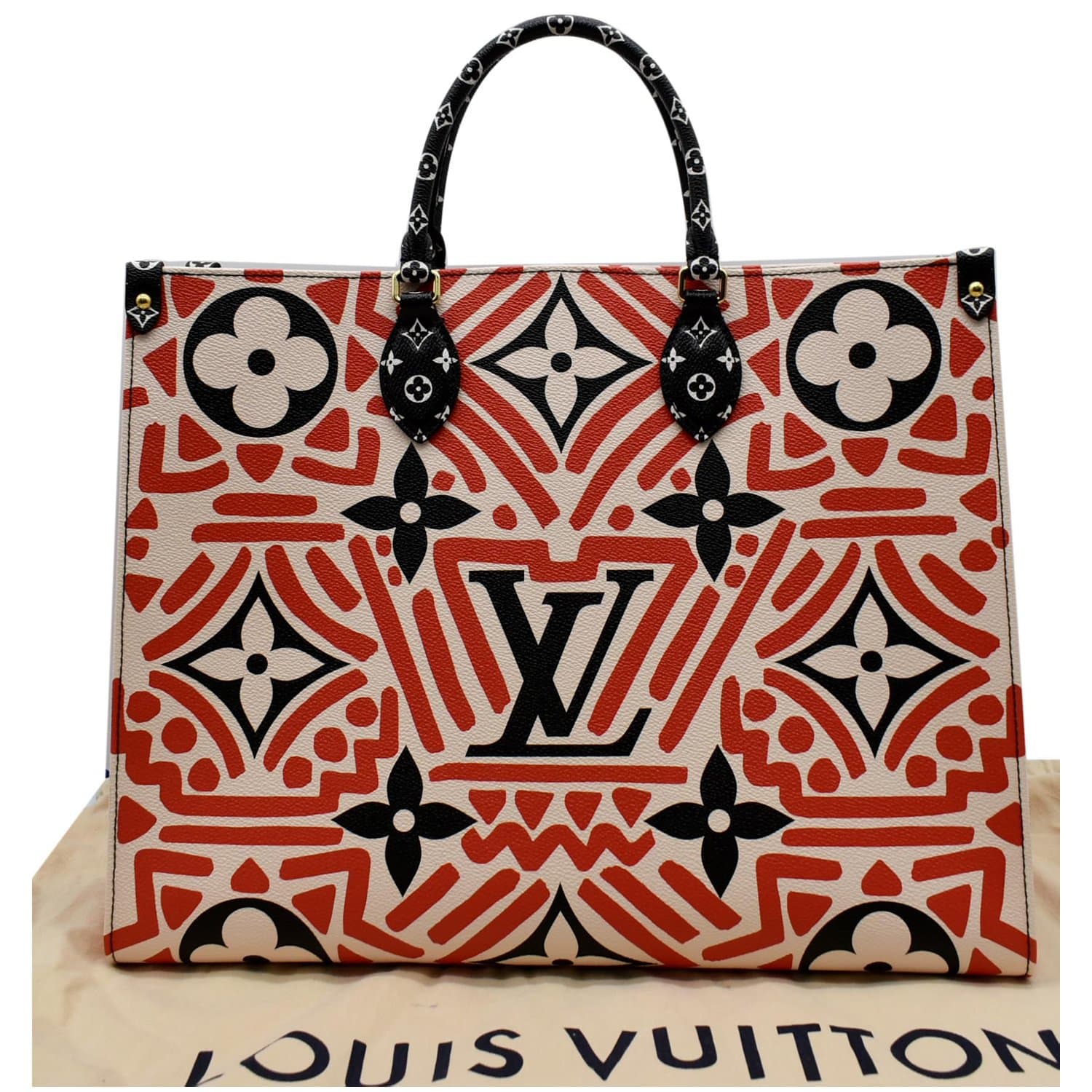 3D model Louis Vuitton Bag Onthego Giant Monogram Red Tie Dye Rouge VR / AR  / low-poly