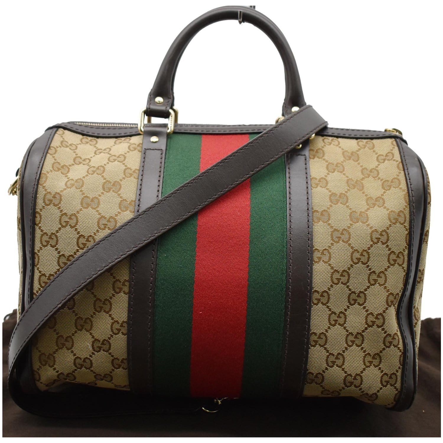 Gucci Boston Bag  Gucci vintage bag, Leather handbags crossbody, Monogram  handbag