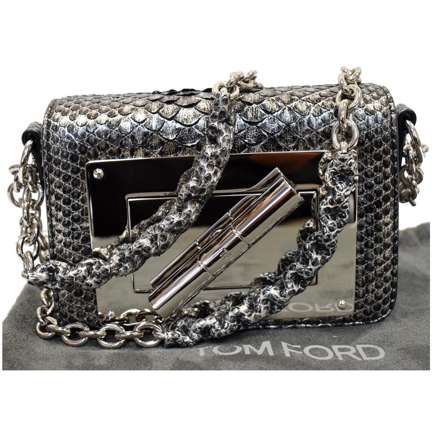 Tom Ford Medium Python Natalia Chain Bag