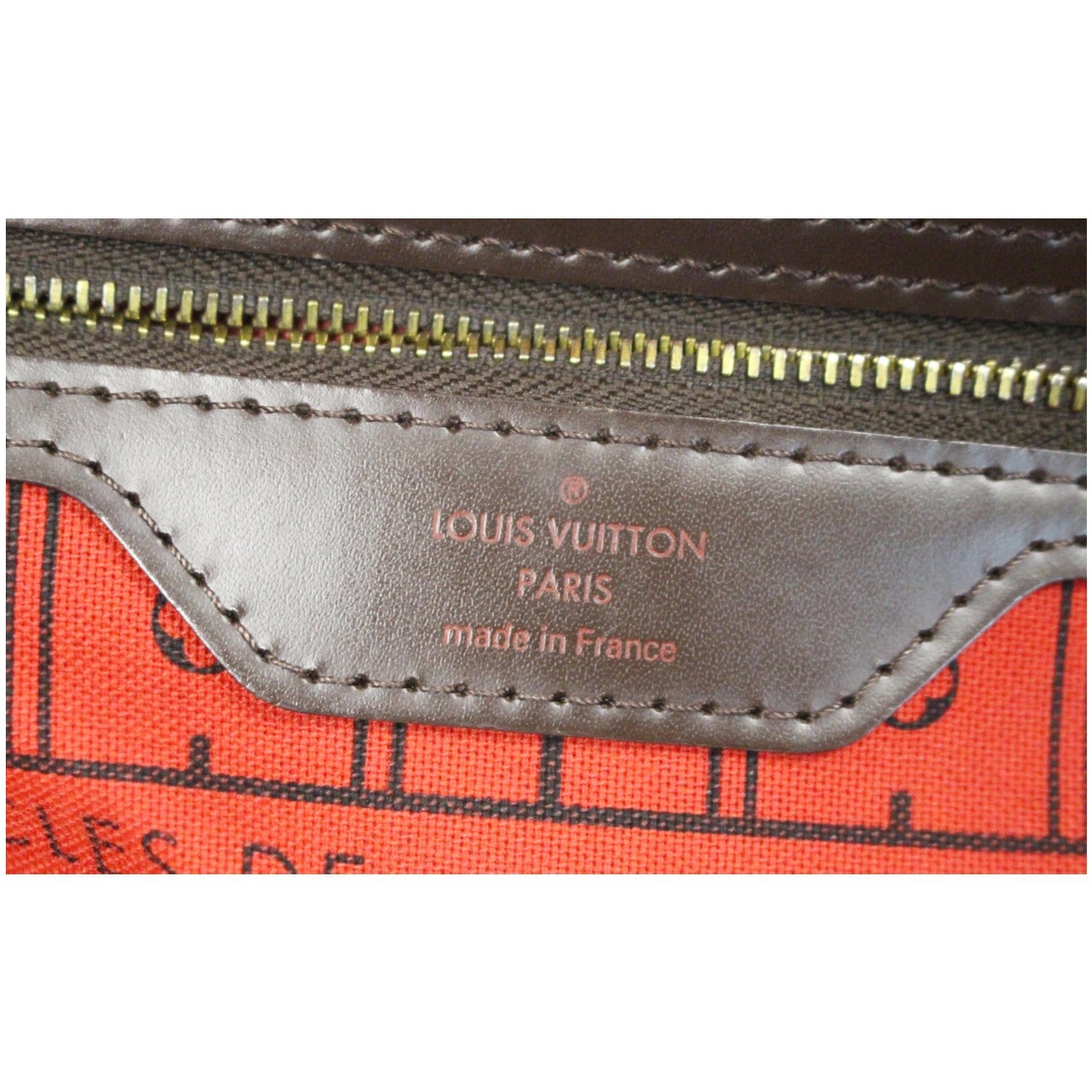Louis Vuitton Neverfull PM Damier Ebene Tote Shoulder Bag
