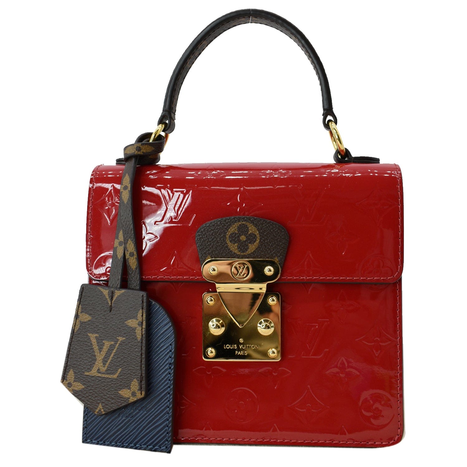 Louis Vuitton Monogram Vernis Ana Clutch w/ Strap - Burgundy Clutches,  Handbags - LOU674196