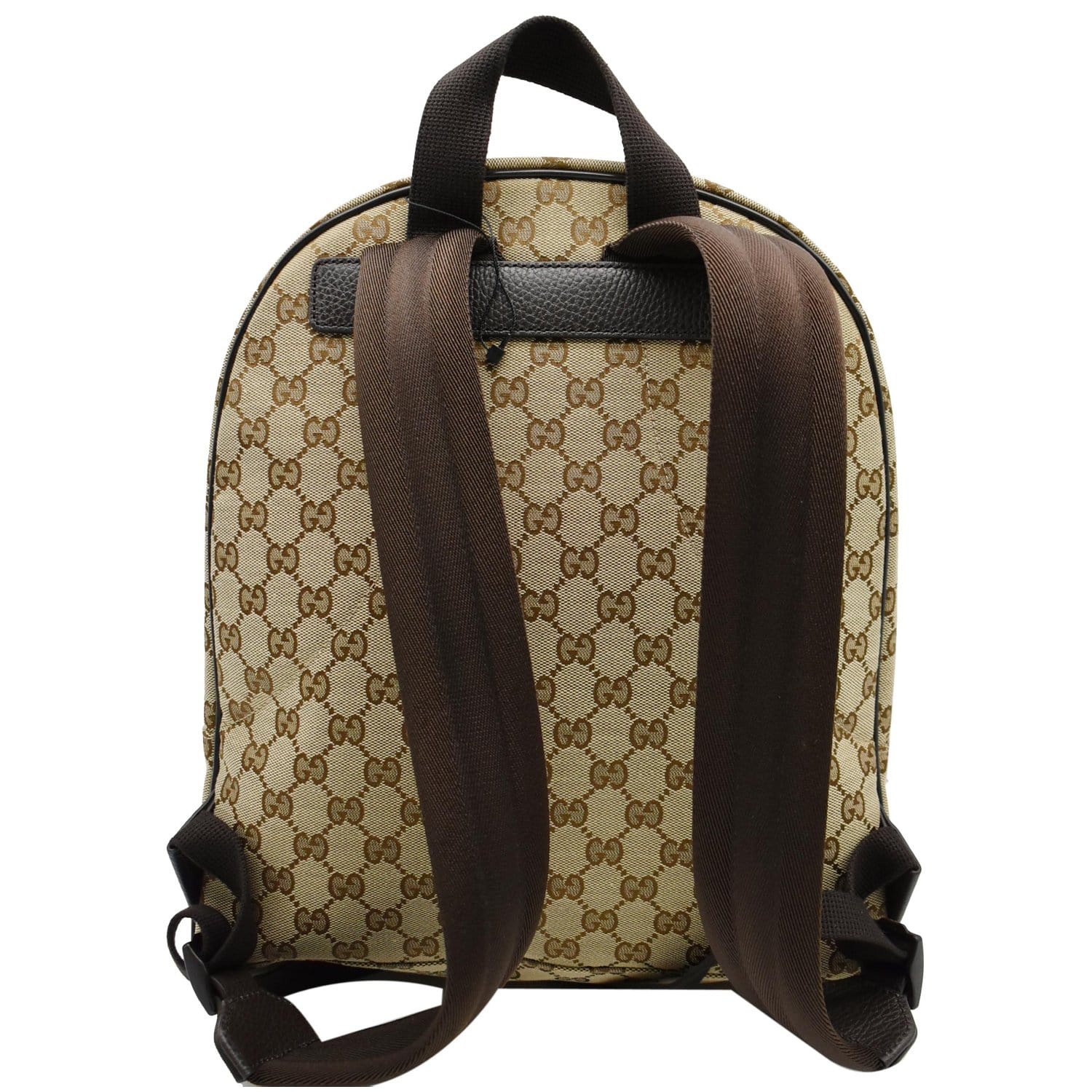 Gucci GG Backpack Beige/Brown Canvas/Leather