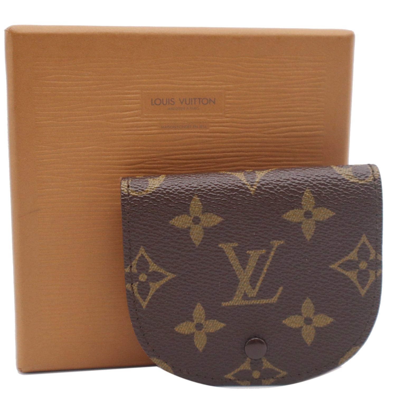 Louis Vuitton Porte-Monnaie Schilling Coin Purse Monogram Canvas Brown  730851