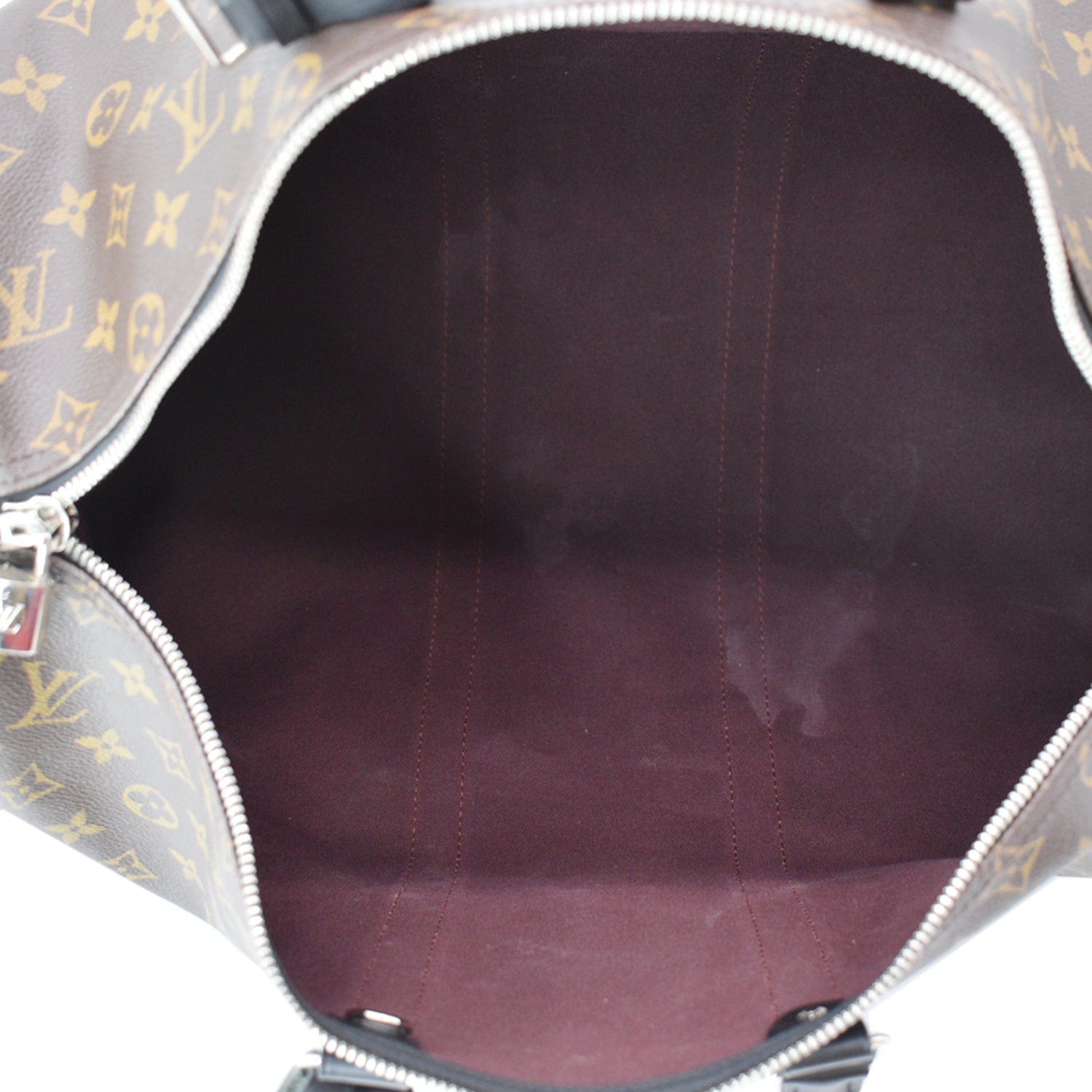 Louis Vuitton Monogram Keepall 45 Bandouliere M41418 Brown Cloth ref.883747  - Joli Closet