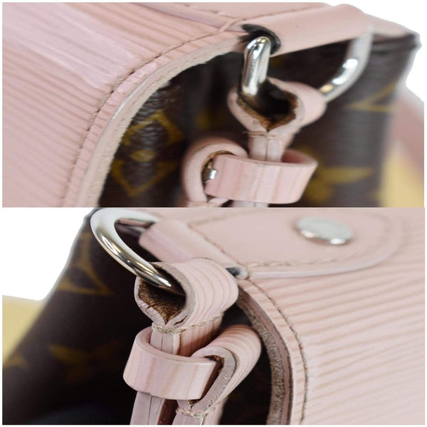 Louis Vuitton Saint Michel Monogram Epi Shoulder Bag - seams close view