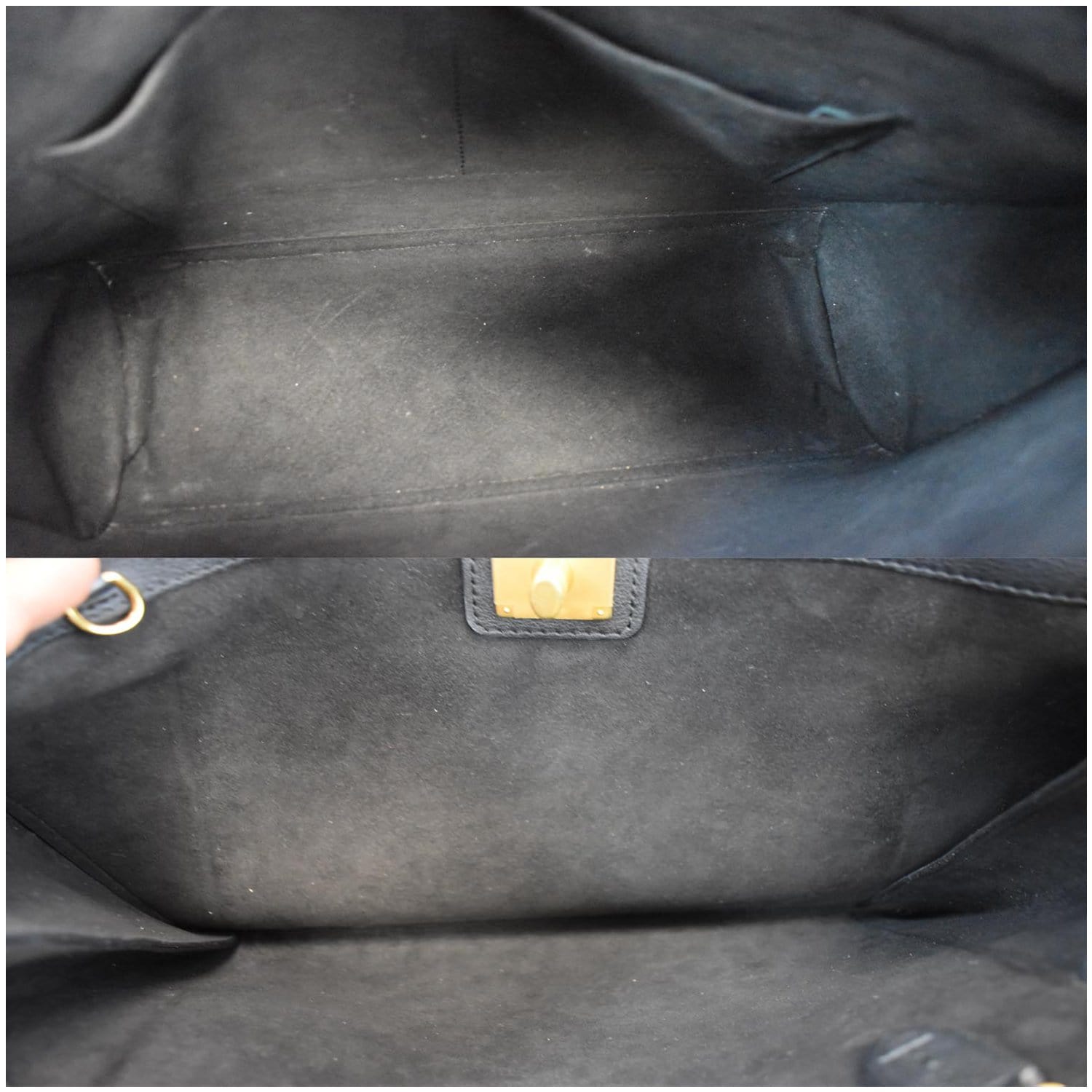 Louis Vuitton Chataigne Calfskin Leather Lockme Shopper Tote Bag