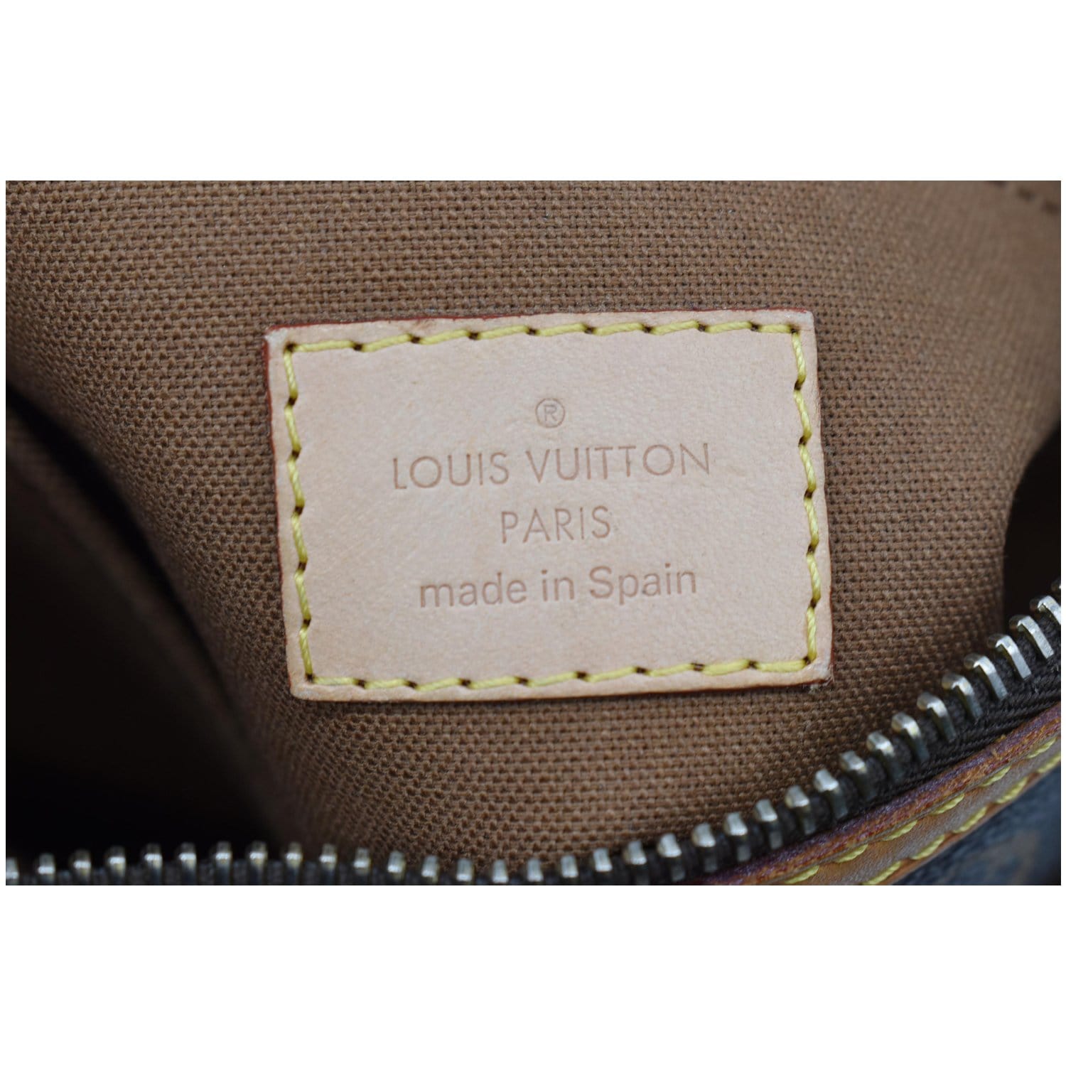 LOUIS VUITTON Odeon PM Shoulder Bag Monogram Leather Brown France