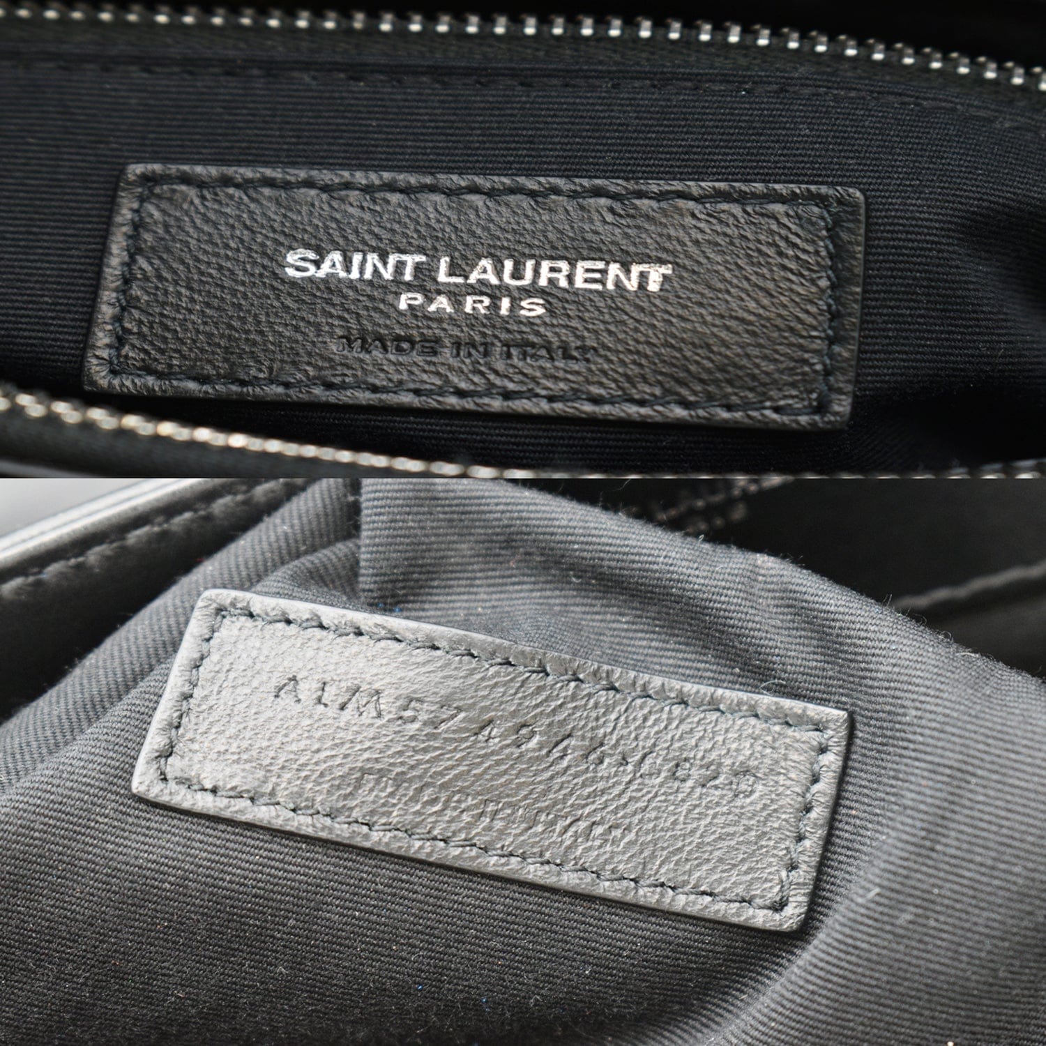 Saint Laurent Small Loulou Chain Bag in Grey