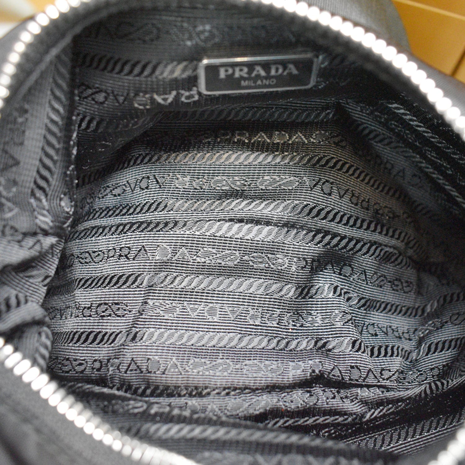 PRADA Nylon Re-Edition 2005 Shoulder Bag Black 1248559