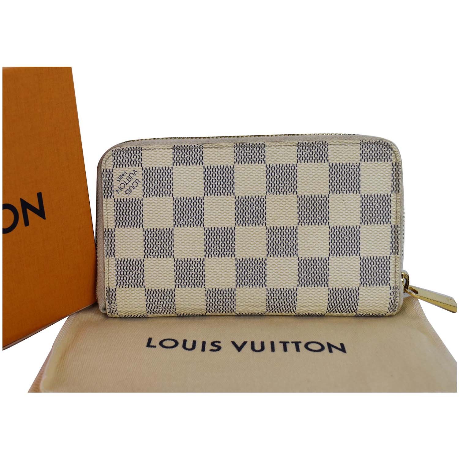 Louis Vuitton Zippy Wallet White
