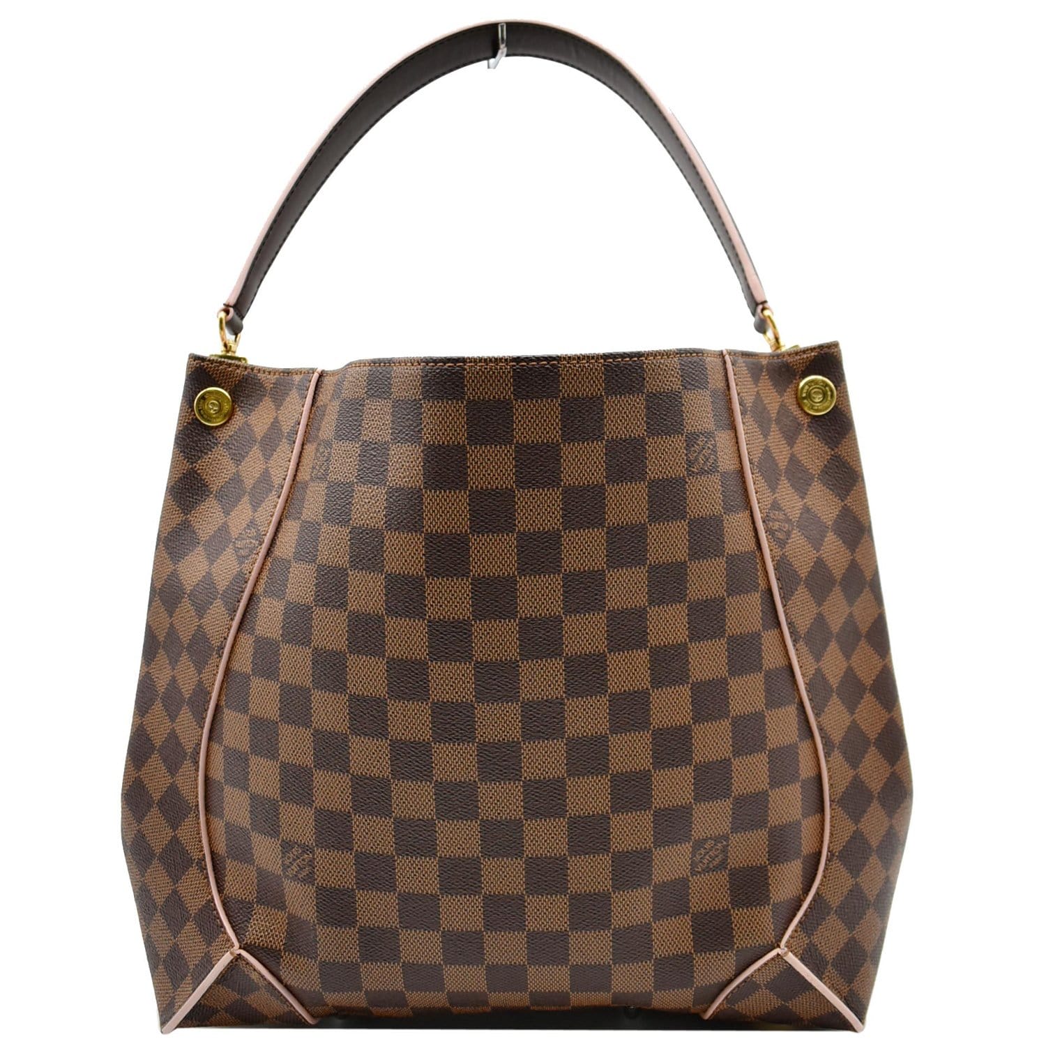 Louis Vuitton Red x Damier Ebene Caissa Hobo Bag 3L414 For Sale at