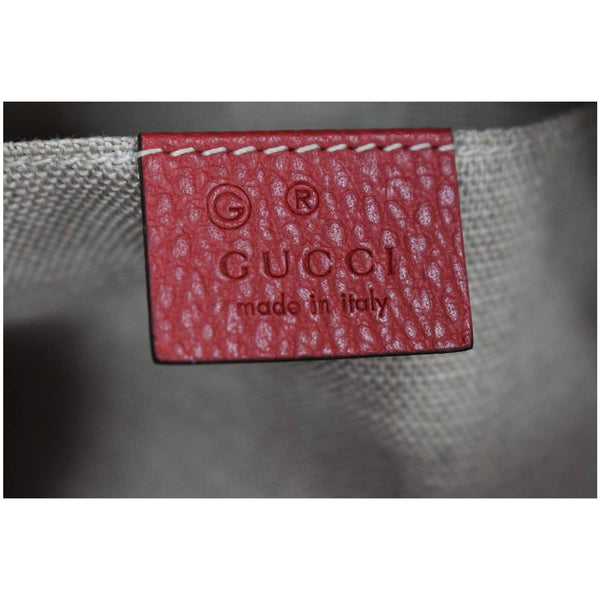 Gucci Bree GG Canvas Leather Crossbody Bag - made in Italy