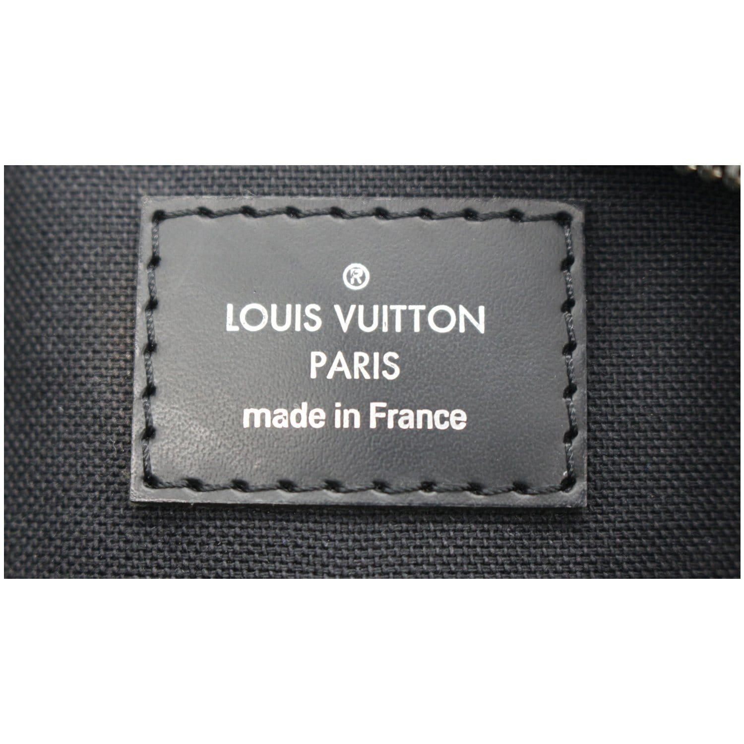 $1900 Louis Vuitton Black Damier Graphite Thomas Messenger Bag