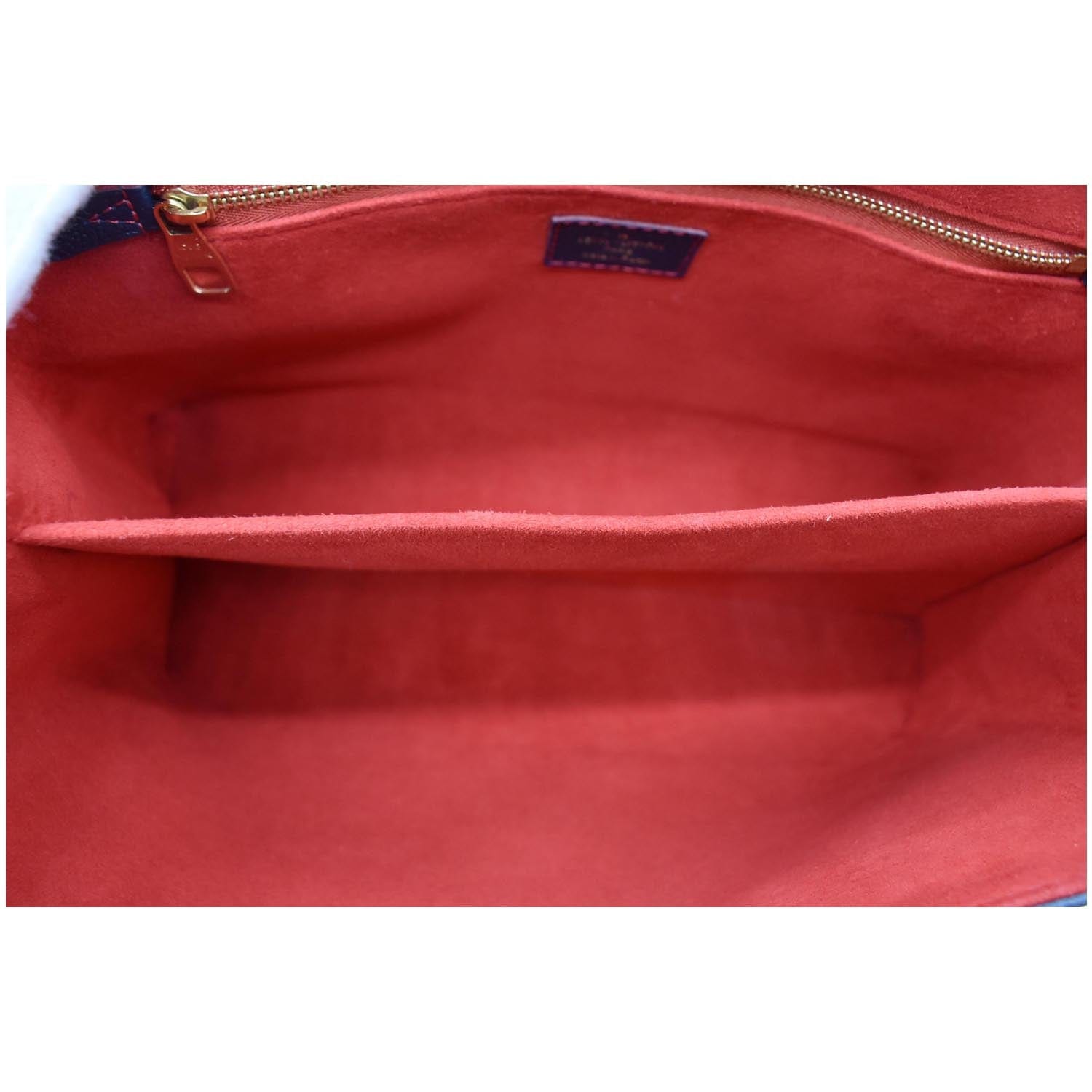 Saint-germain leather mini bag Louis Vuitton Burgundy in Leather - 20208326